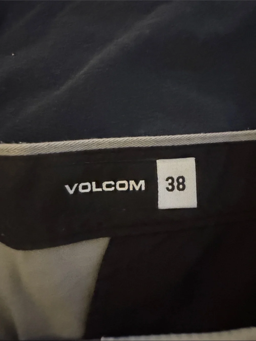 Men’s Volcom shorts, 3 pairs khaki, black, gray